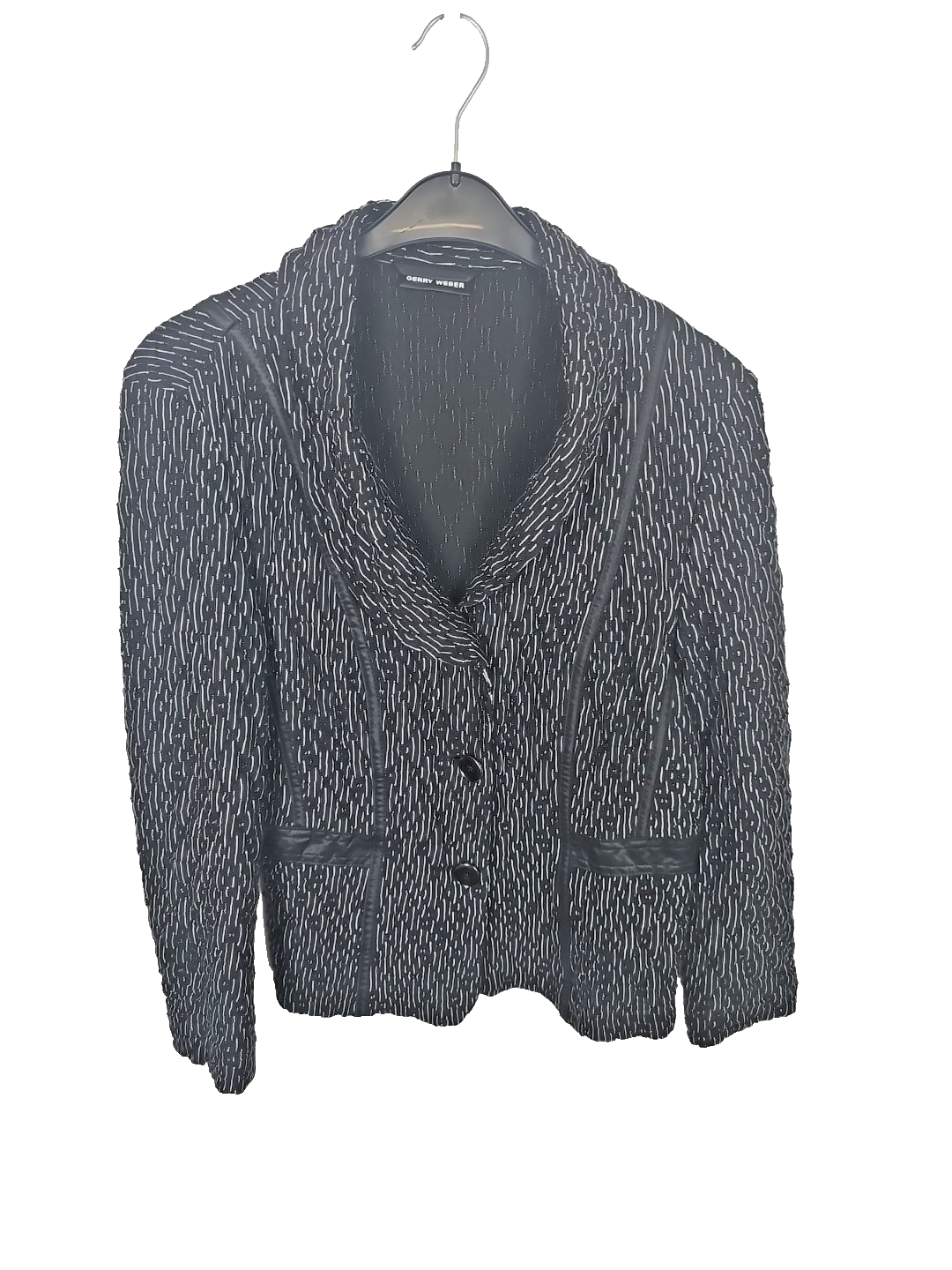 EK 4768 Damen Blazer Gerry Weber Schwarz Weiß  Gr 400