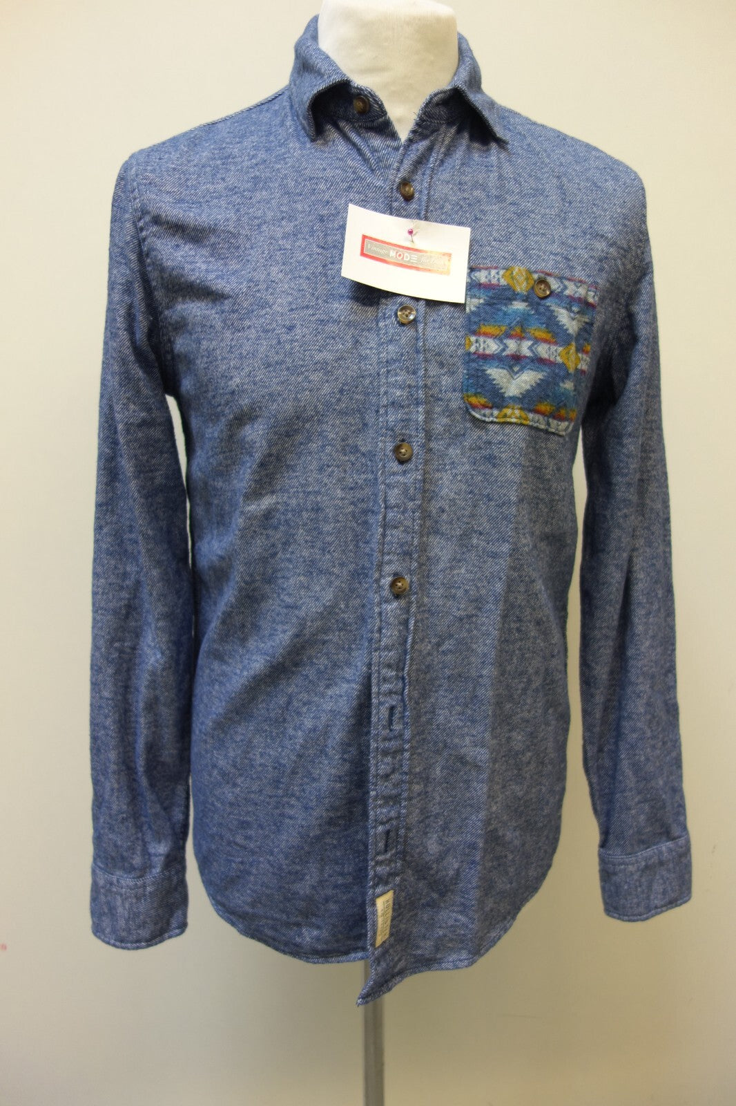 EK1691 Herren Hemd von Hollister, blau, Gr. S0