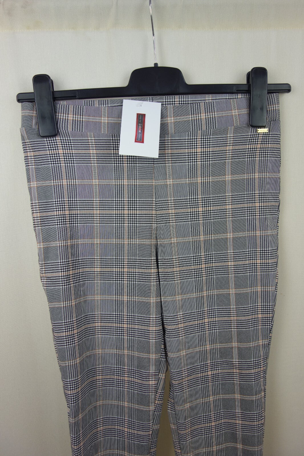 EK1891 Damen Hose von Lascana, grau kariert, Gr. 36/381