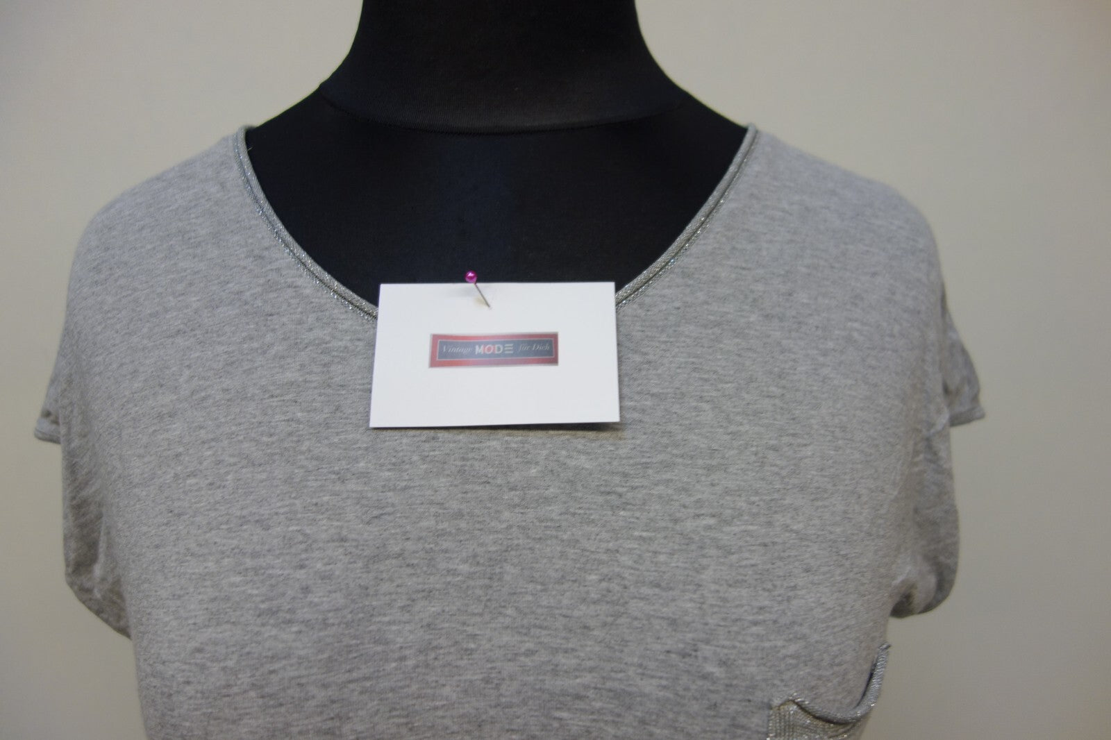 EK2508 Damen T-shirt von Hubert Gaser, grau, Gr.381