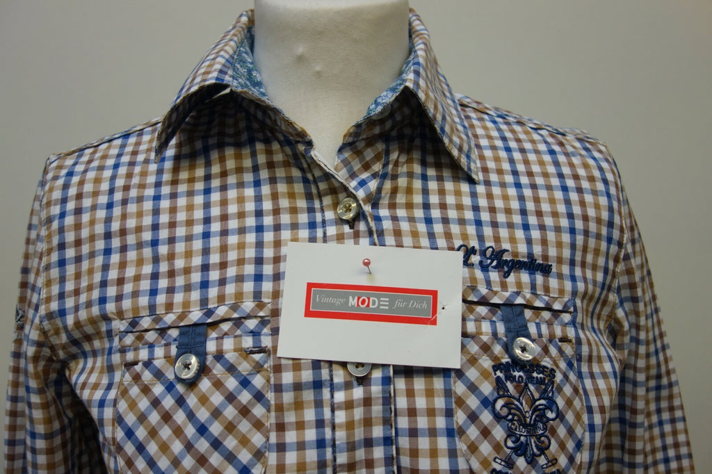 EK0210 Damen Bluse von L´Argentina, kariert, Gr. 381