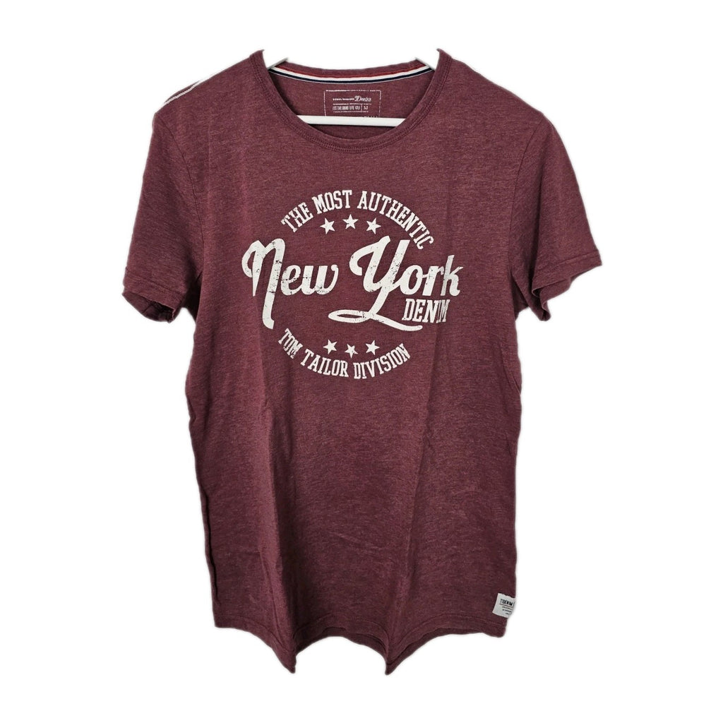 EK5094 Herren T-Shirt von Tom Tailor,  Weinrot, Gr. M0