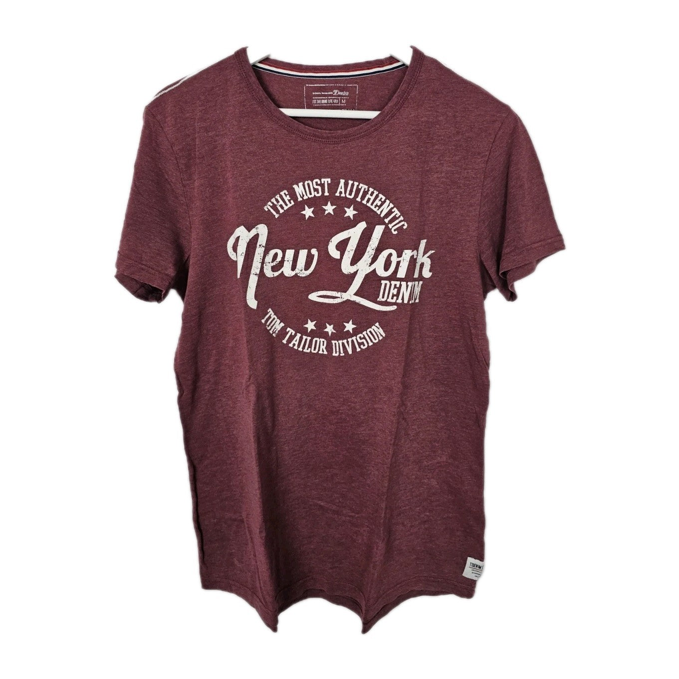EK5094 Herren T-Shirt von Tom Tailor,  Weinrot, Gr. M0