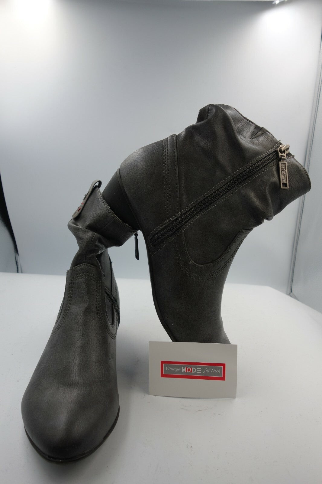 ES0371 Damen Stiefeletten von s.Oliver, grau, Gr. 370