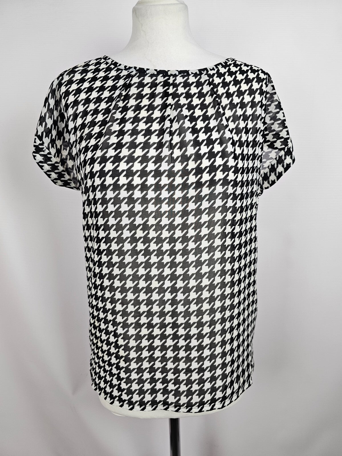 EK5617 Damen Bluse von Yessica by C&A, schwarz/weiß, Gr. 380