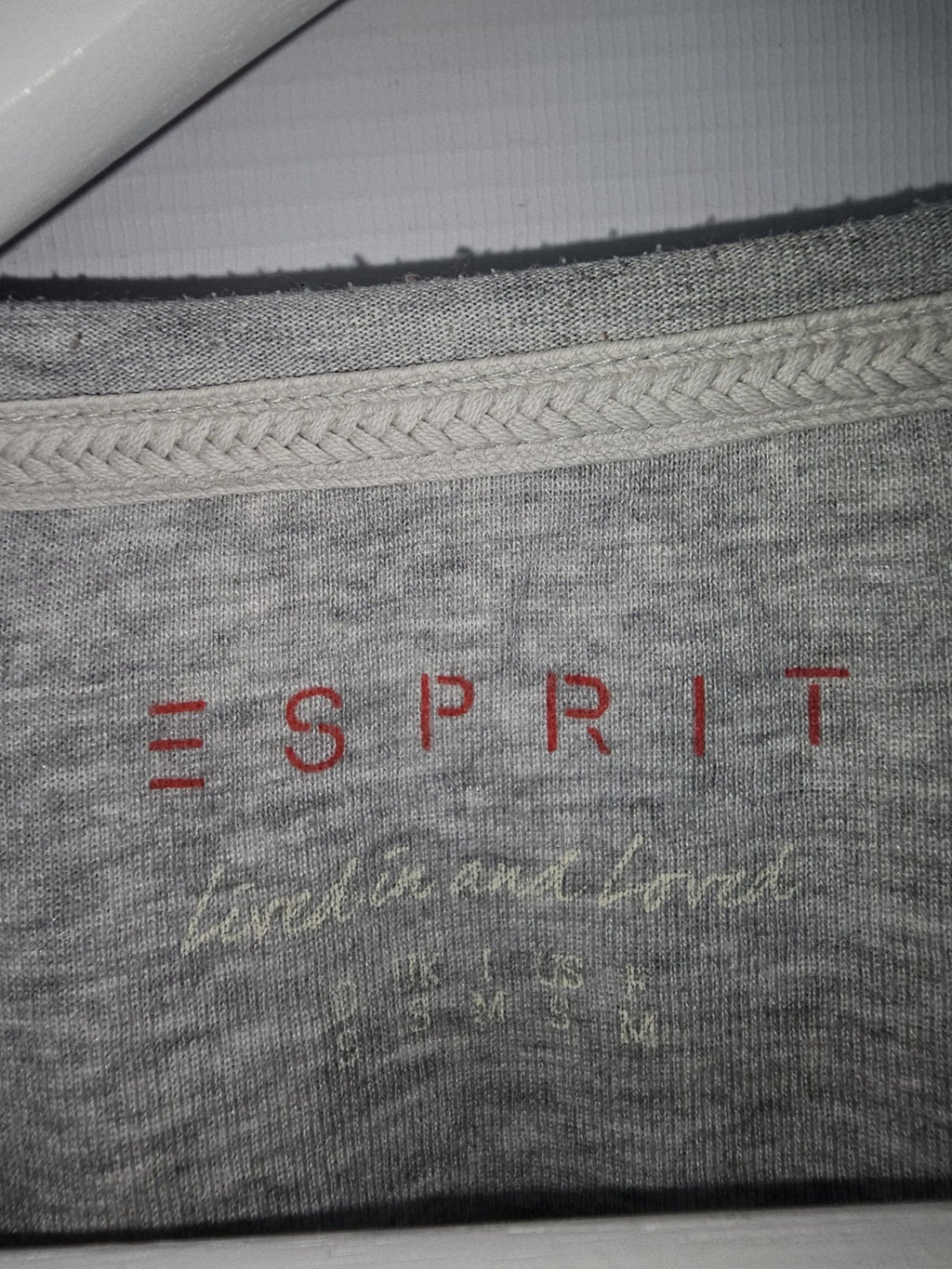 EK10474 Damen Langarmshirt von Esprit, grau, Gr.S2