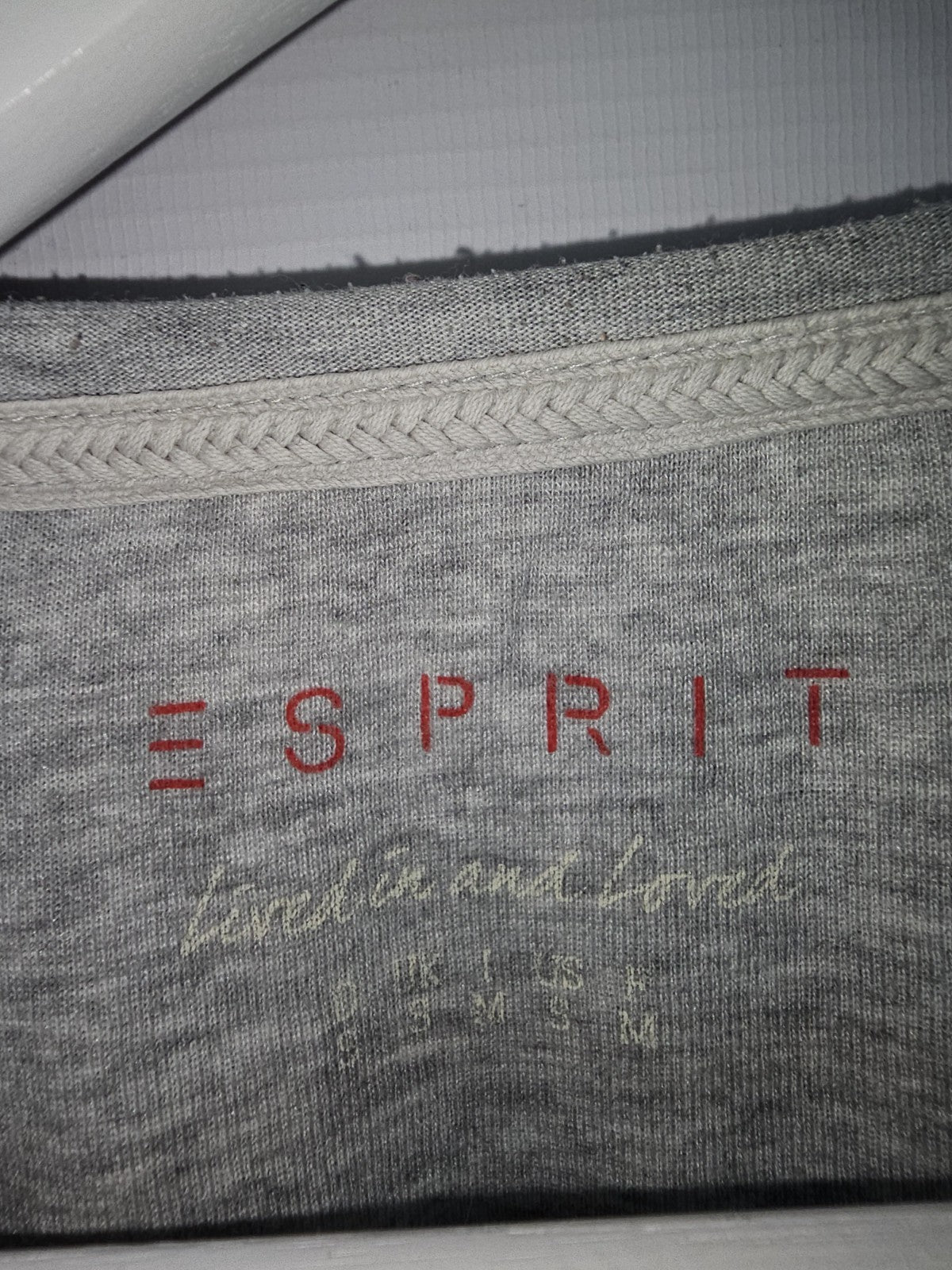 EK10474 Damen Langarmshirt von Esprit, grau, Gr.S2