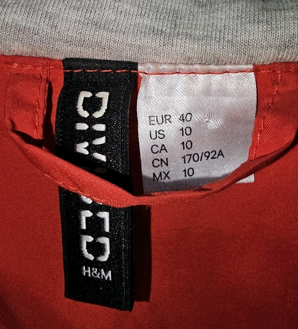 EK10486 Damen Jacke von Divided H&M, rot, Gr.402