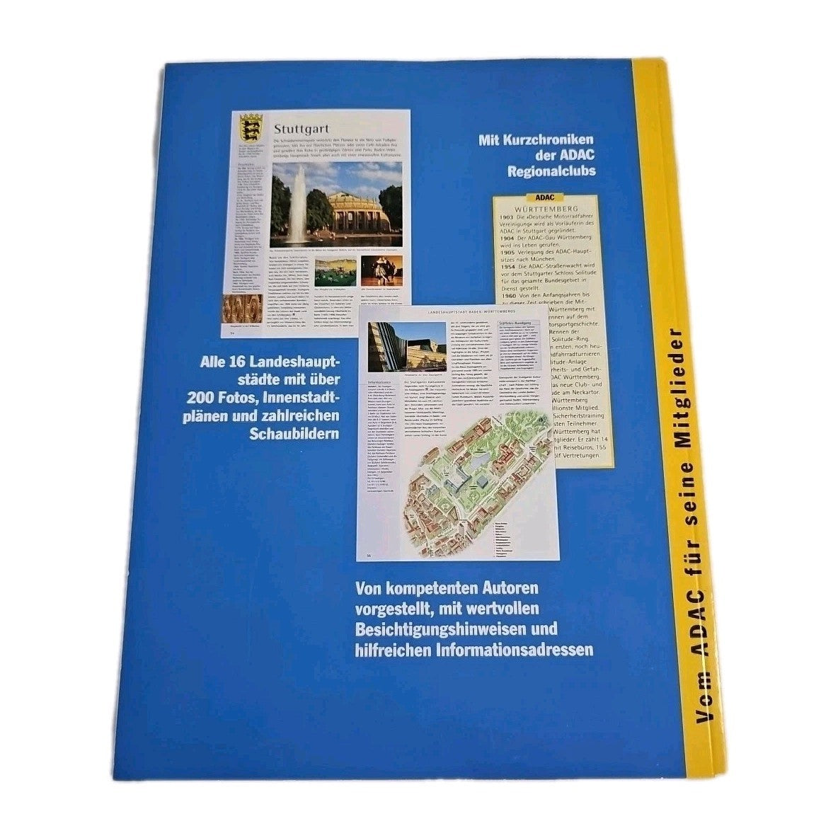 EB3258 Buch Landeshauptstädte in Deutschland ADAC 1903-20032