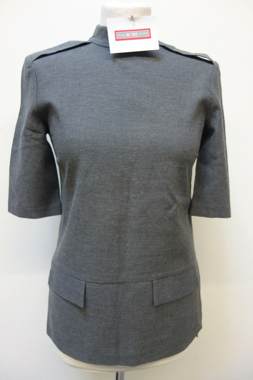 EK1061 Damen T-Shirt von Zara, grau, Gr. XS0