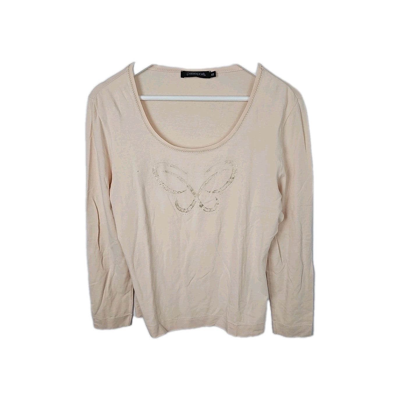 EK9147 Damenshirt Passport Beige Gr.420