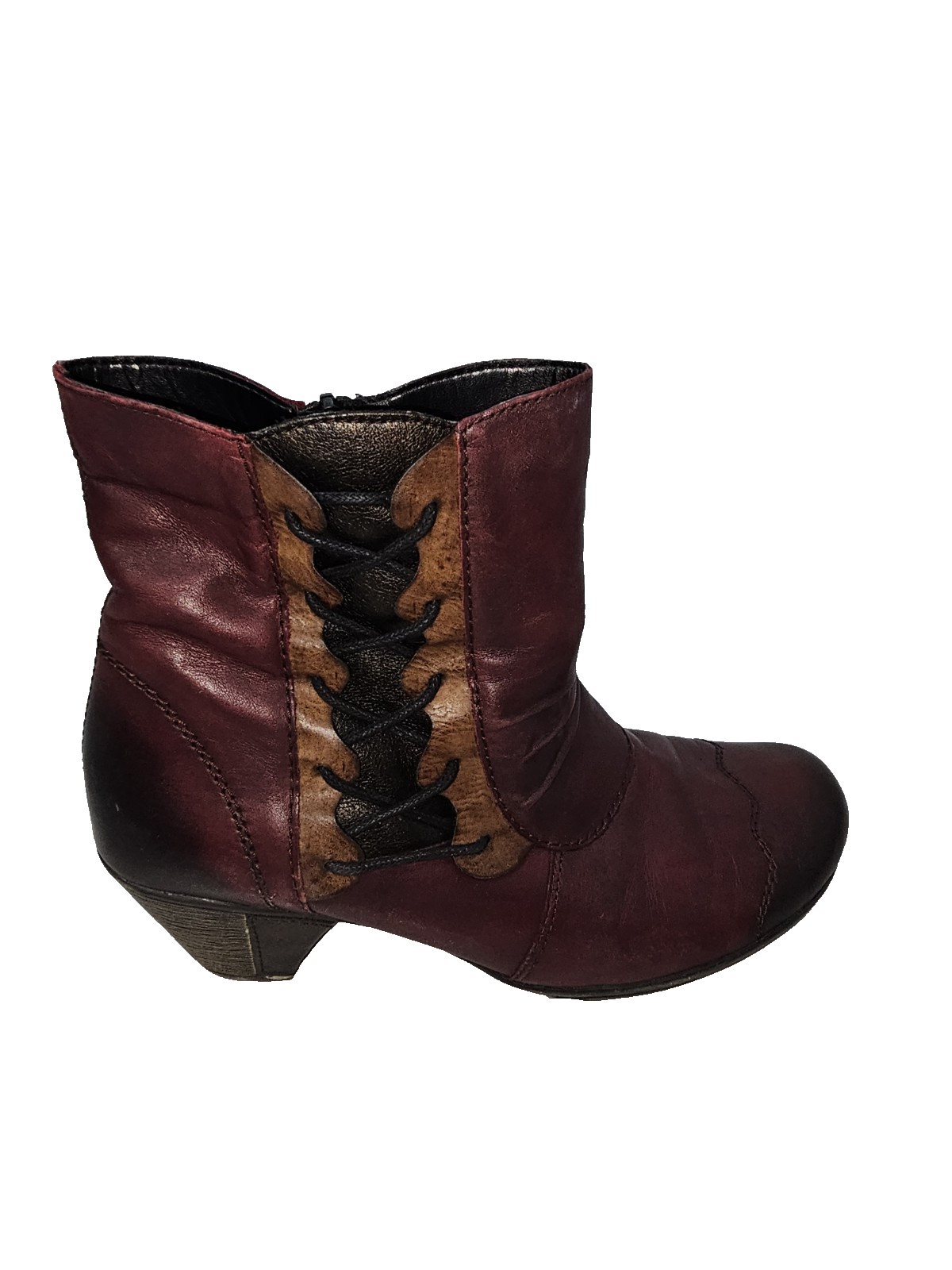 ES0746 Damen Stiefeletten von Remonte, rot, Gr.392
