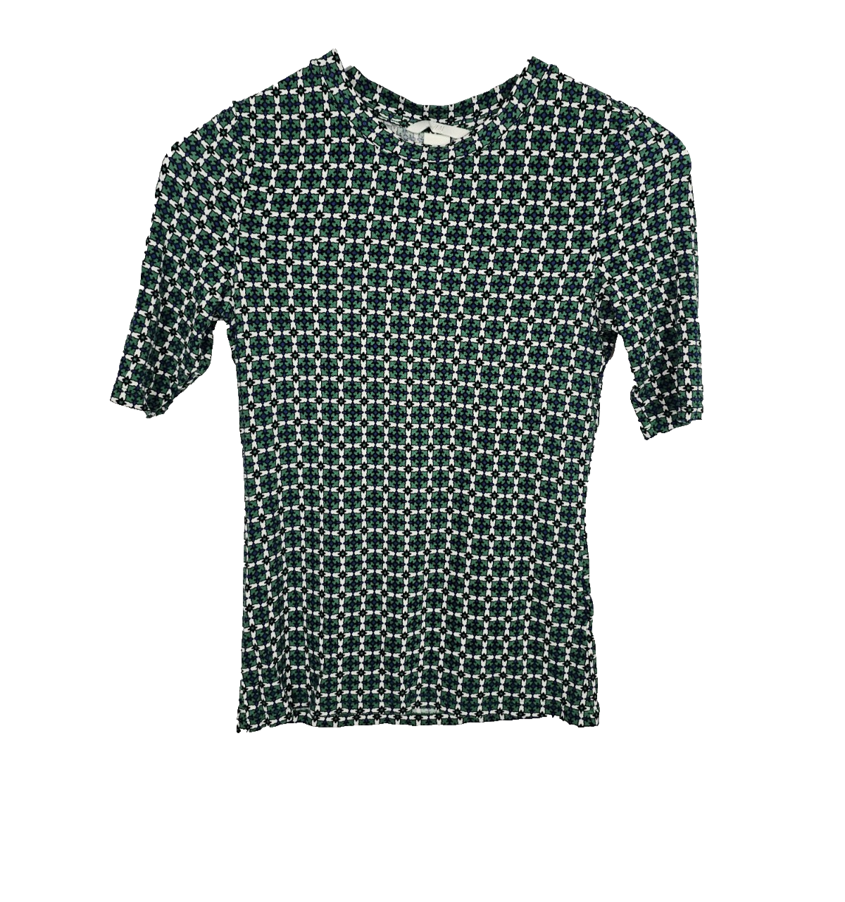 EK8384 Damen Tshirt von H&M, Grün, Gr. XS0