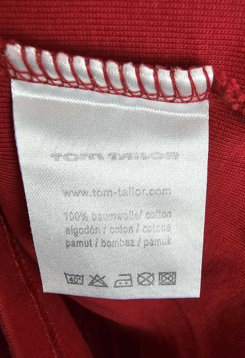 EK8369 Damen Top von Tom Tailor, Rot, Gr. M3