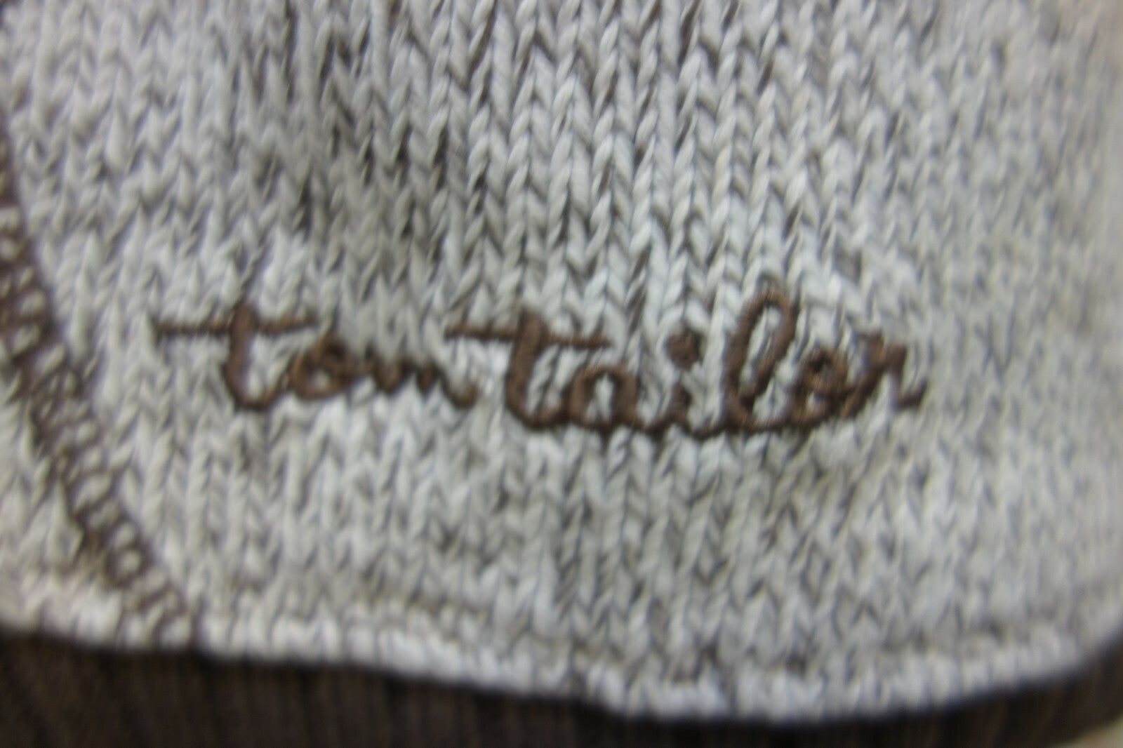 EK1025 Damen Pullover von Tom Tailor, weiß-braun, Gr. S2