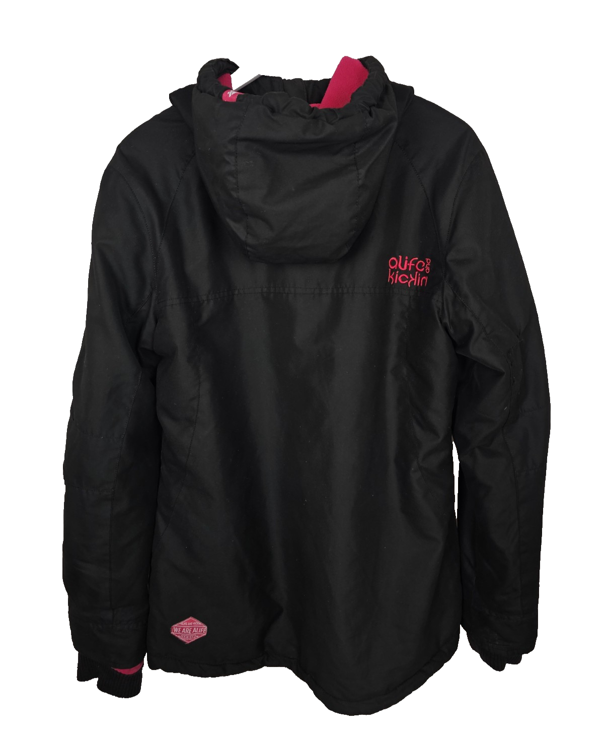 EK7244 Damen Anorak von Alife and Kickin, schwarz-pink, Gr.XL3