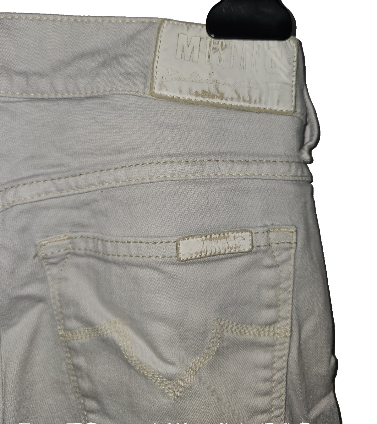 EK7551 Damen Jeans von Mustang, hellgrau-weiß, Gr.28/325
