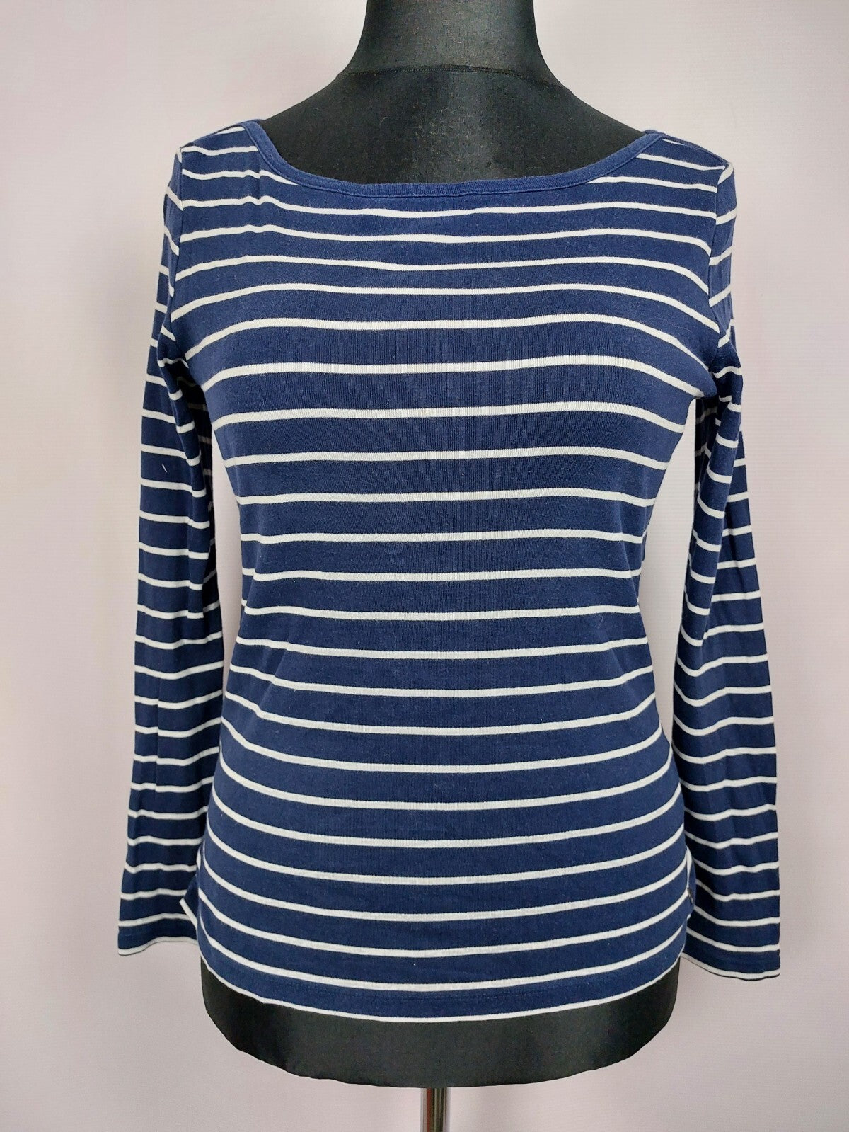 EK4778 Damen Langarmshirt von Esprit, blau-weiß, Gr.XL0