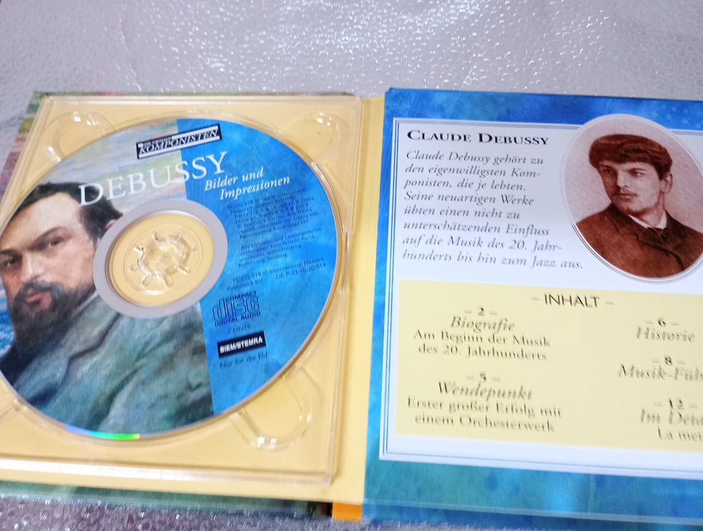 EC 47 Debussy Bilder und Impressionen Nocturnes Suite Bergamasque Buch & CD 2