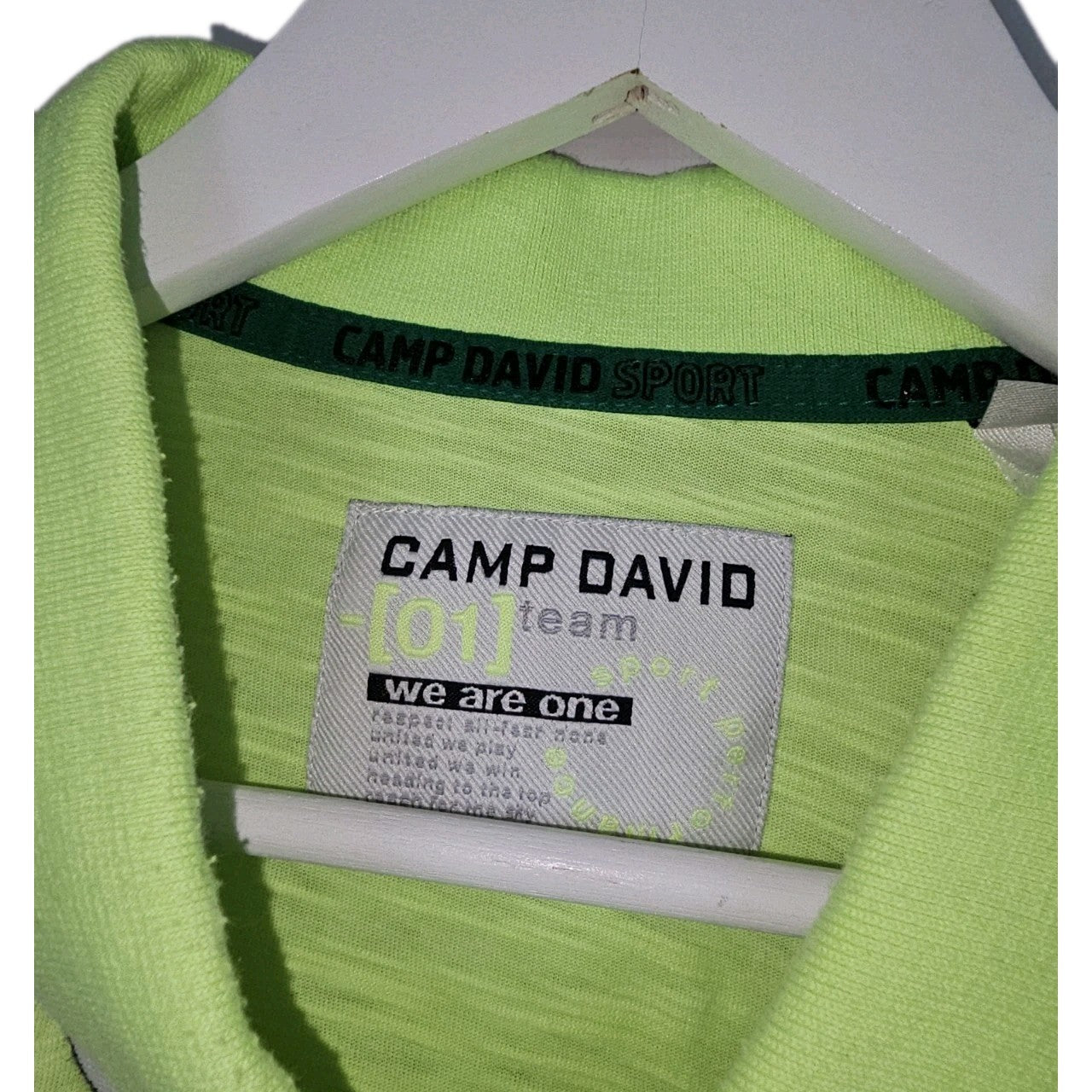 EK11262 Herren Poloshirt von Camp David, Grün, Gr. XL1