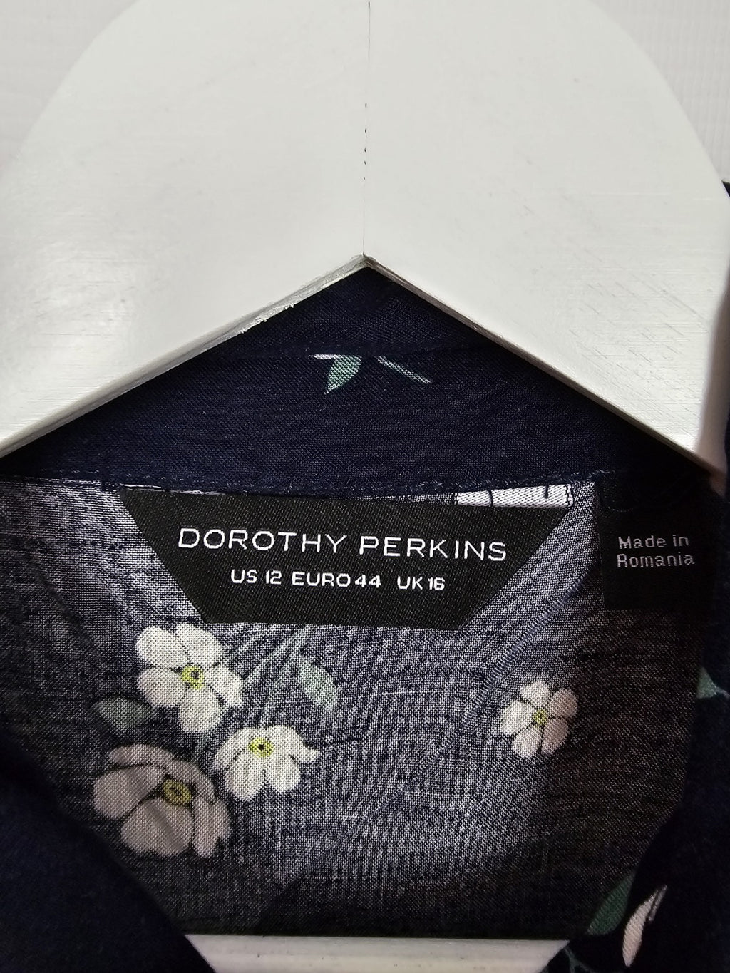 EK8350 Damen Bluse von Dorothy Perkins, Dunkelblau, Gr. 442