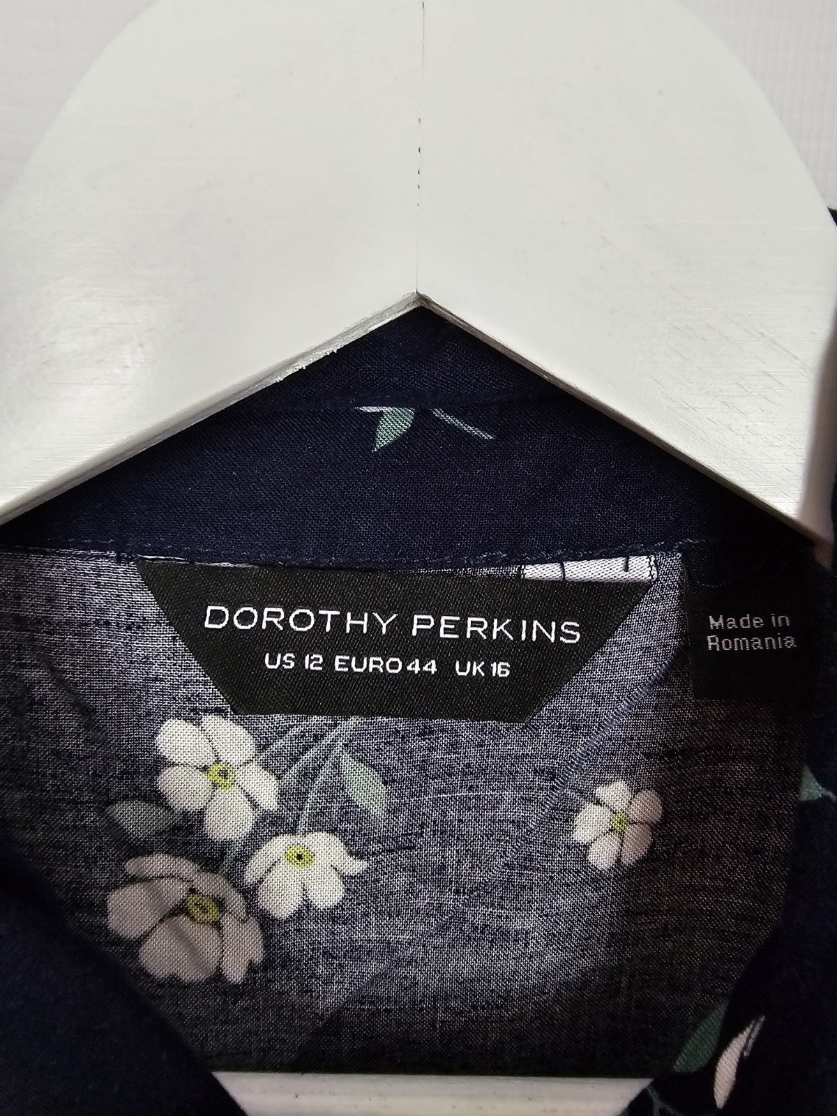 EK8350 Damen Bluse von Dorothy Perkins, Dunkelblau, Gr. 442