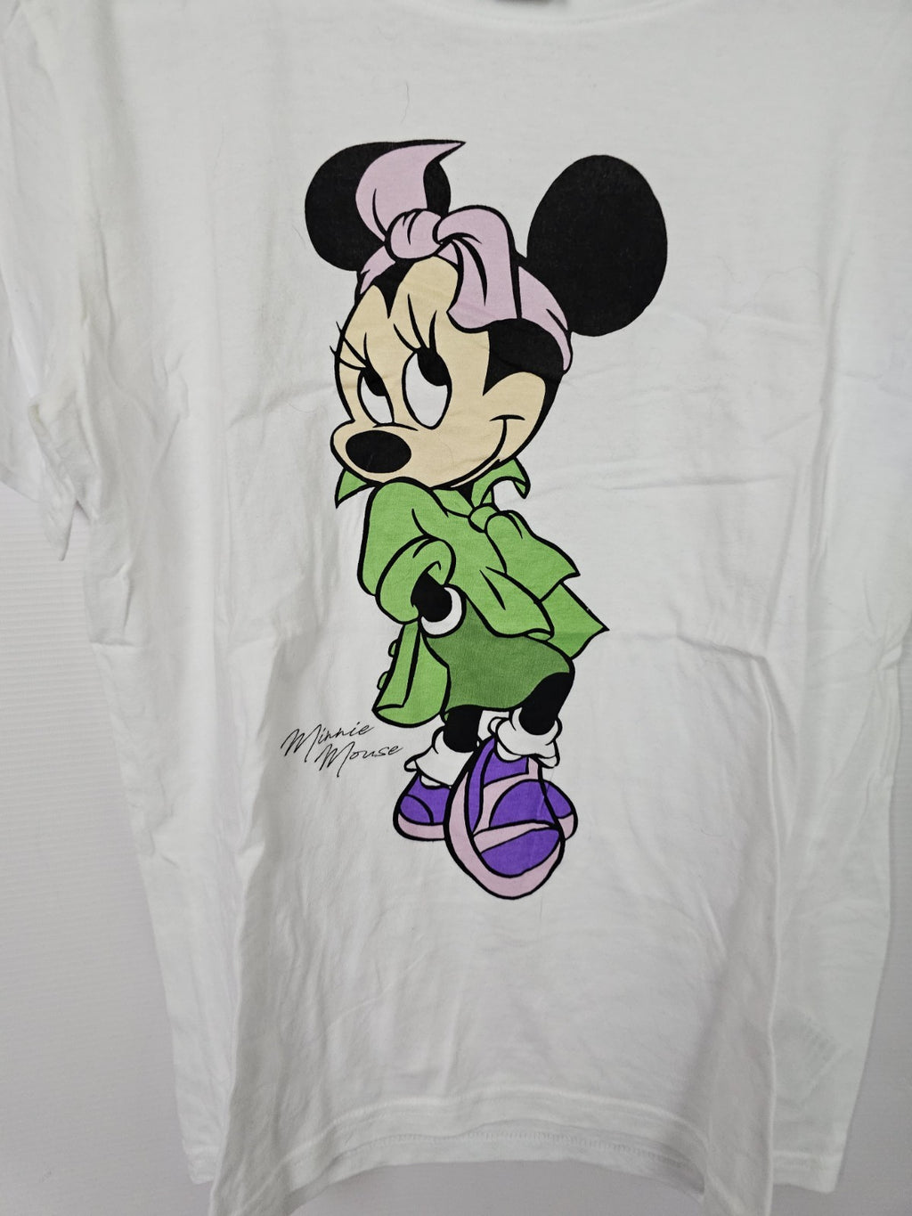 EK8889 Damen T-Shirt von Disney, Weiß, Gr. S1