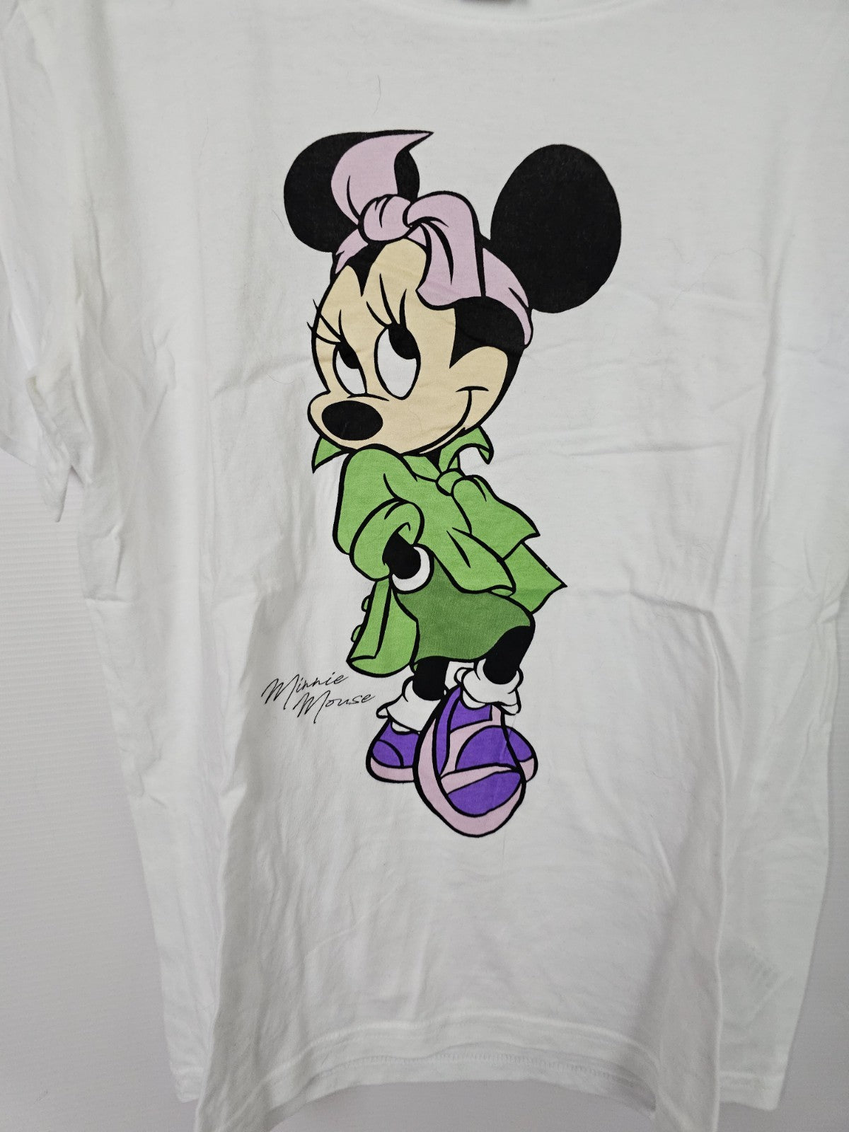 EK8889 Damen T-Shirt von Disney, Weiß, Gr. S1