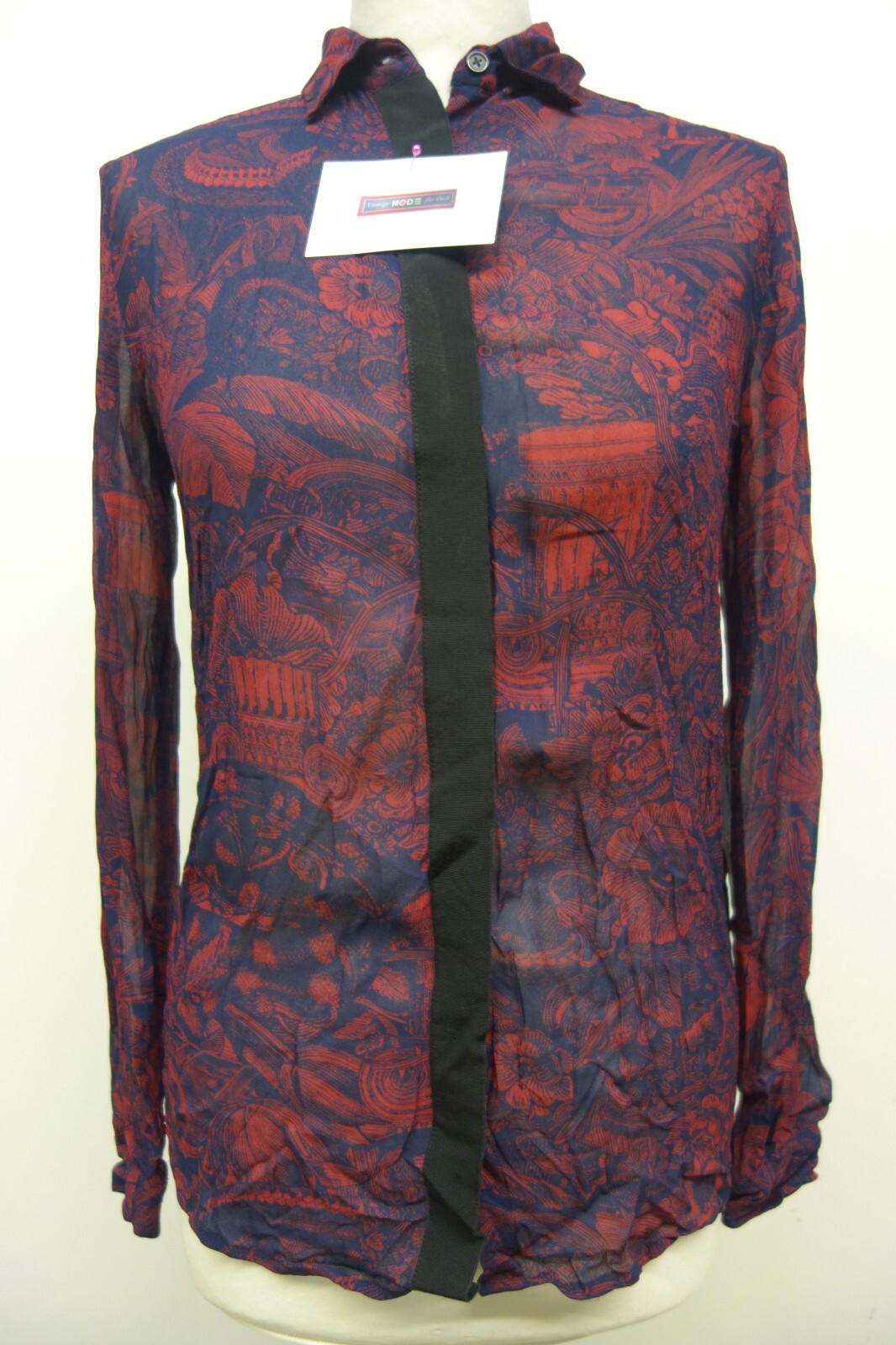 EK2346 Damen Bluse von Diesel, dunkelrot, Gr. S0