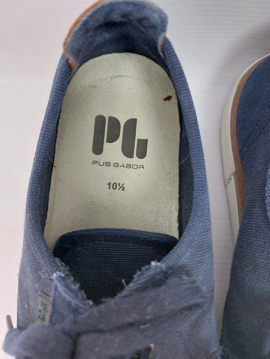 ES0554 Herren Schuhe von Pius gabor, blau, Gr. 10,52