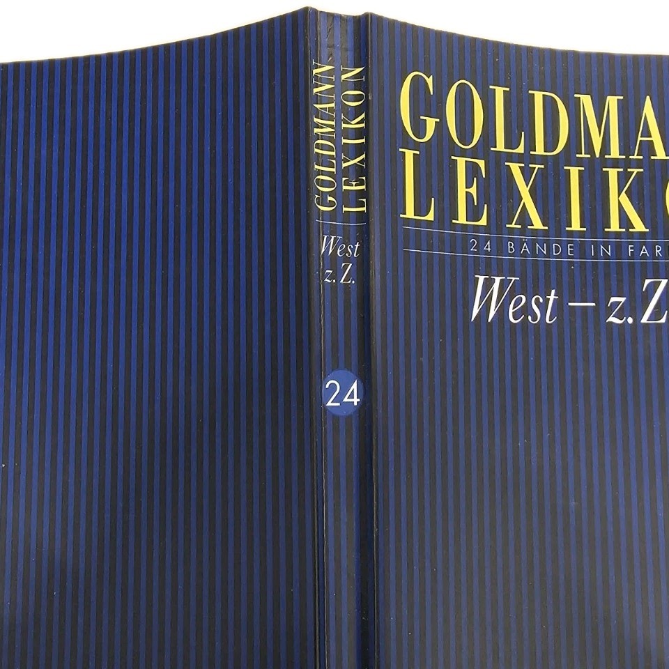 EB3827 Goldmann Lexikon, 24 Bänder in Farbe: Band 24, West-z.Z.2