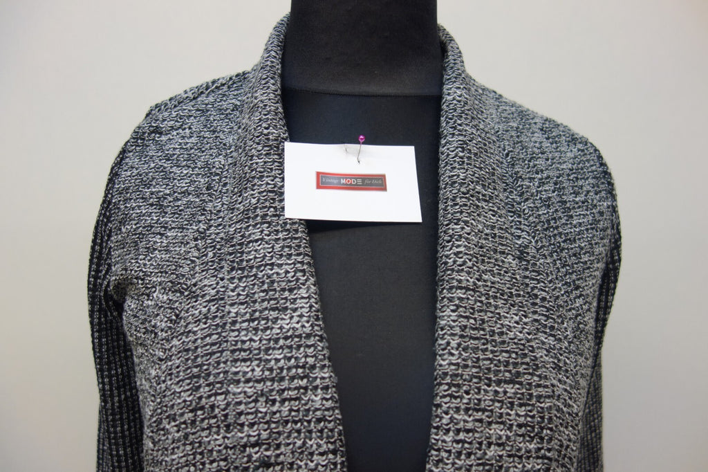 EK2616 Damen Strickjacke von s.Oliver, schwarz/Weiß, Gr. M1