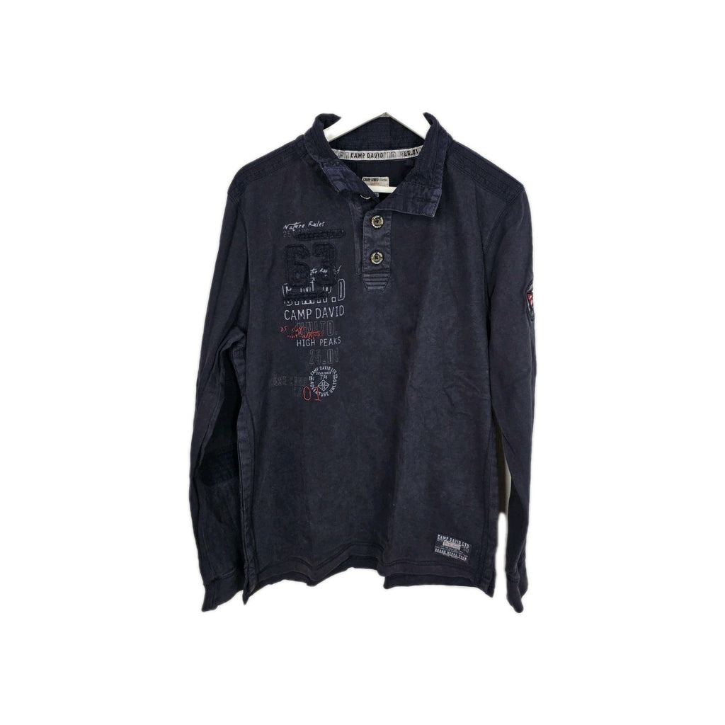 EK9299 Herren Hemd Camp David Gr.M Blau0