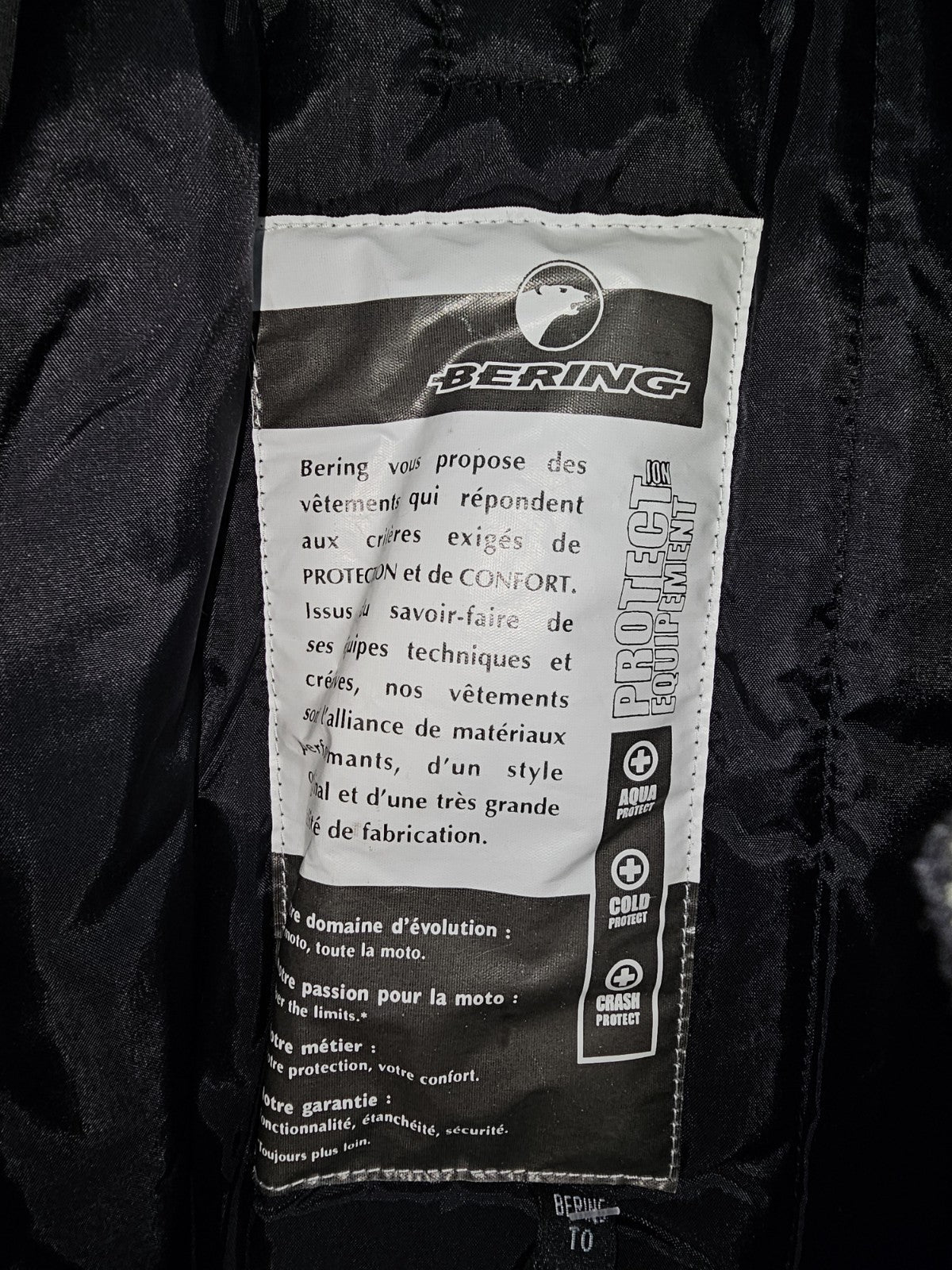 EK8031 Motorrad Prozektoren Anzug von Fastway, Schwarz,  Gr. 5617