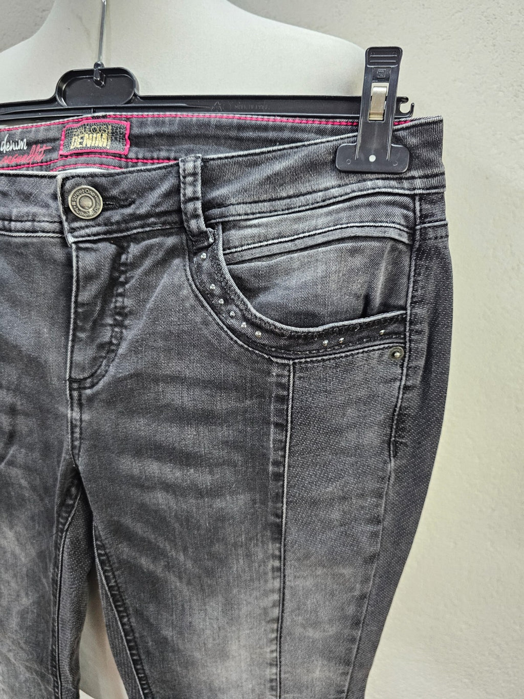 EK5221 Damen Jeans Street One, grau, Gr. 28/303
