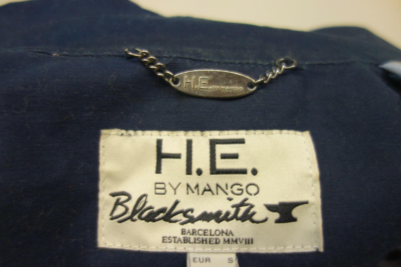 EK1406 Damen Jacke von HE by Mango, dunkelblau, Gr. S4