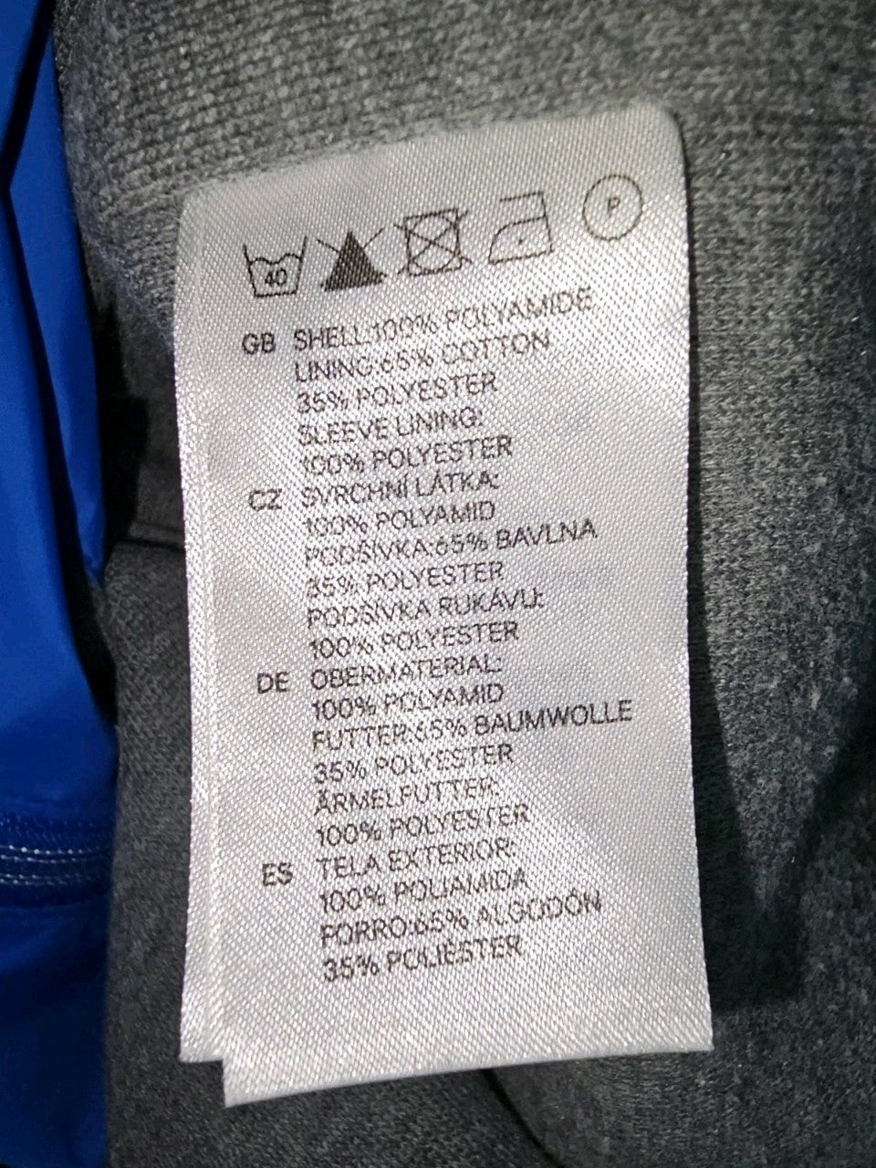 EK1154 Herren Jacke von H&M, blau, Gr.L4