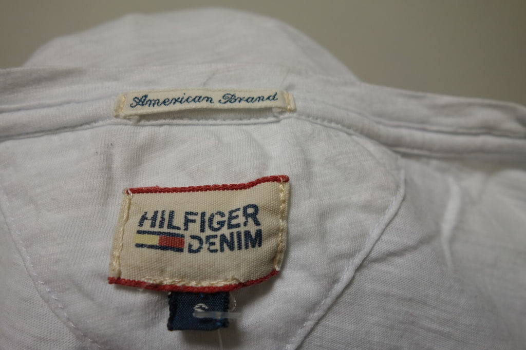 EK0643 Damen T-Shirt von Hilfiger Denim, weiß, Gr. S4