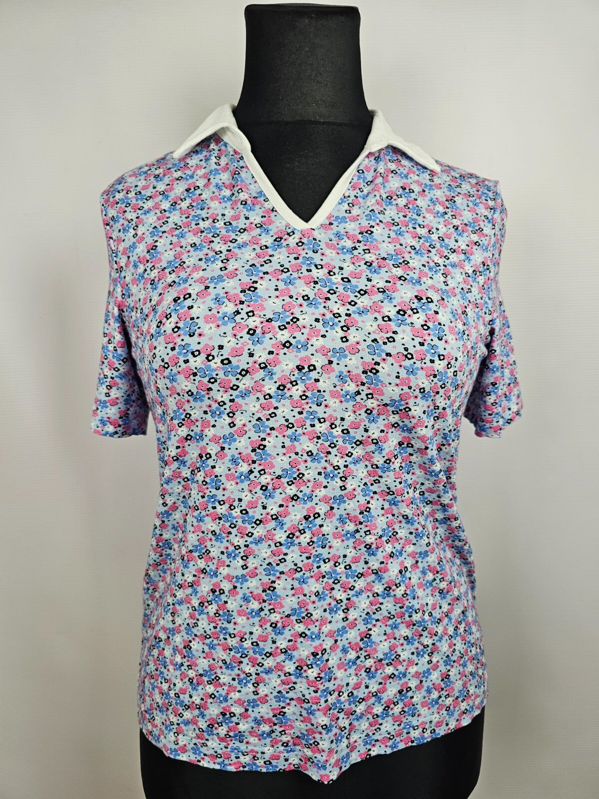 EK5534 Damen T-Shirt von Atelier, blau-rosa, Gr.21 (XL nach Tabelle)0
