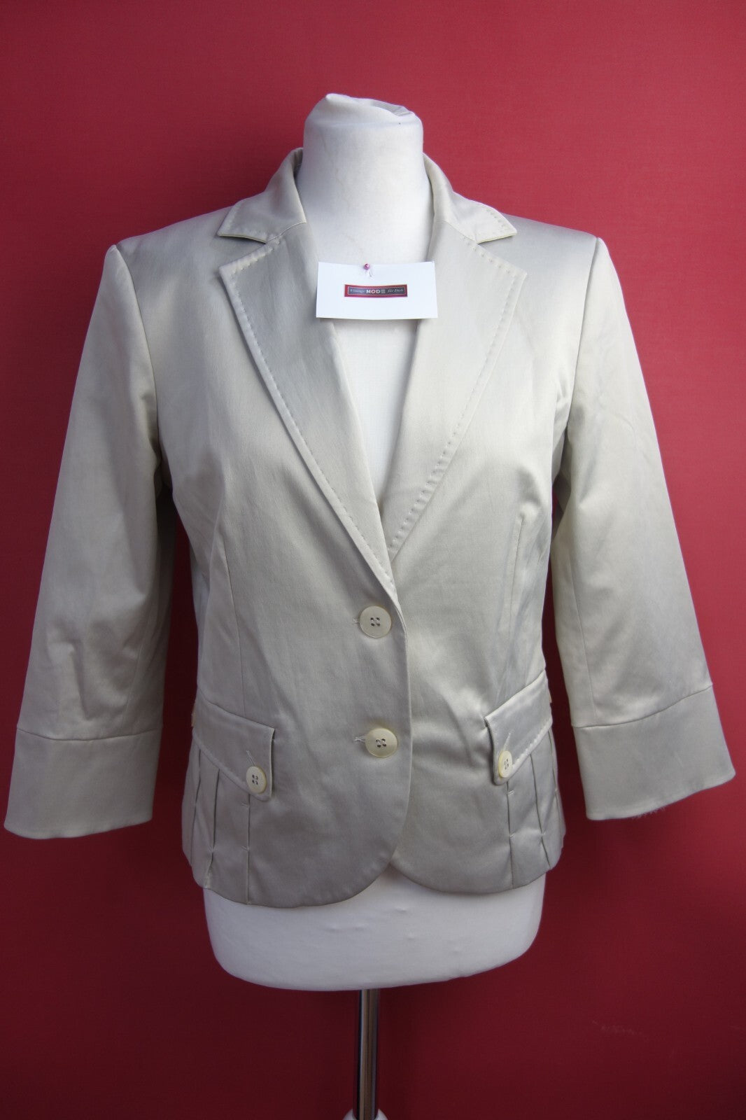 EK126 Damen Blazer von Comma, , beige, Gr.400