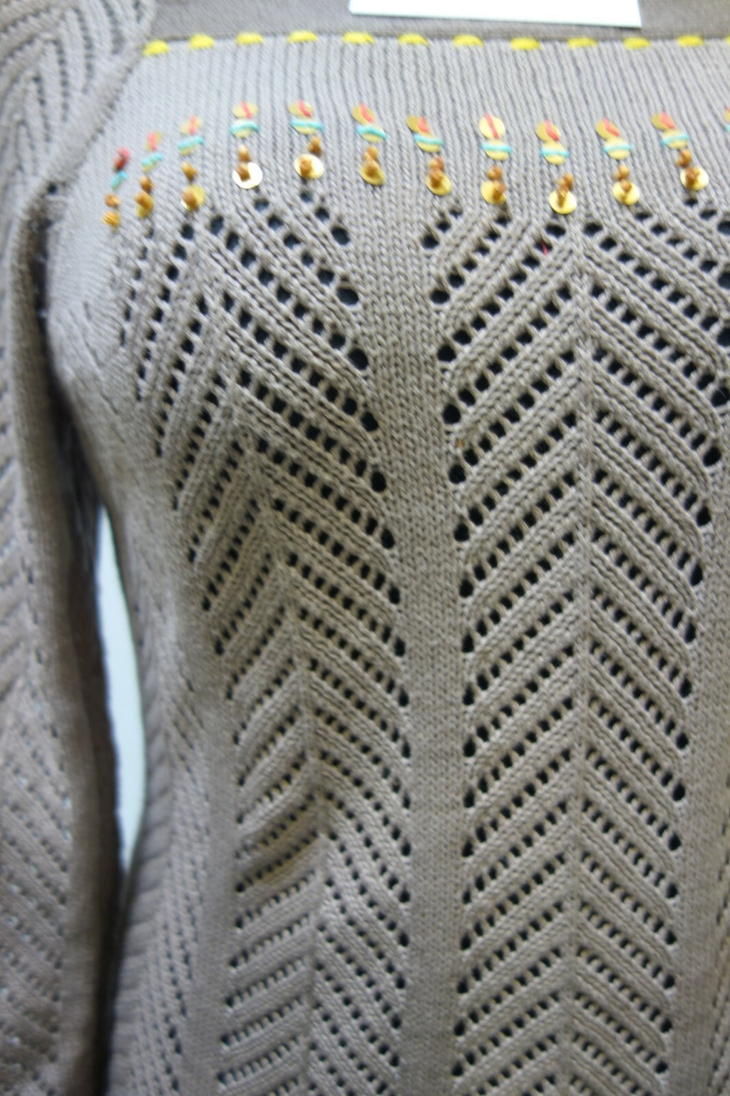 EK1712 Damen Pullover von Fransa, hellbraun, XL2