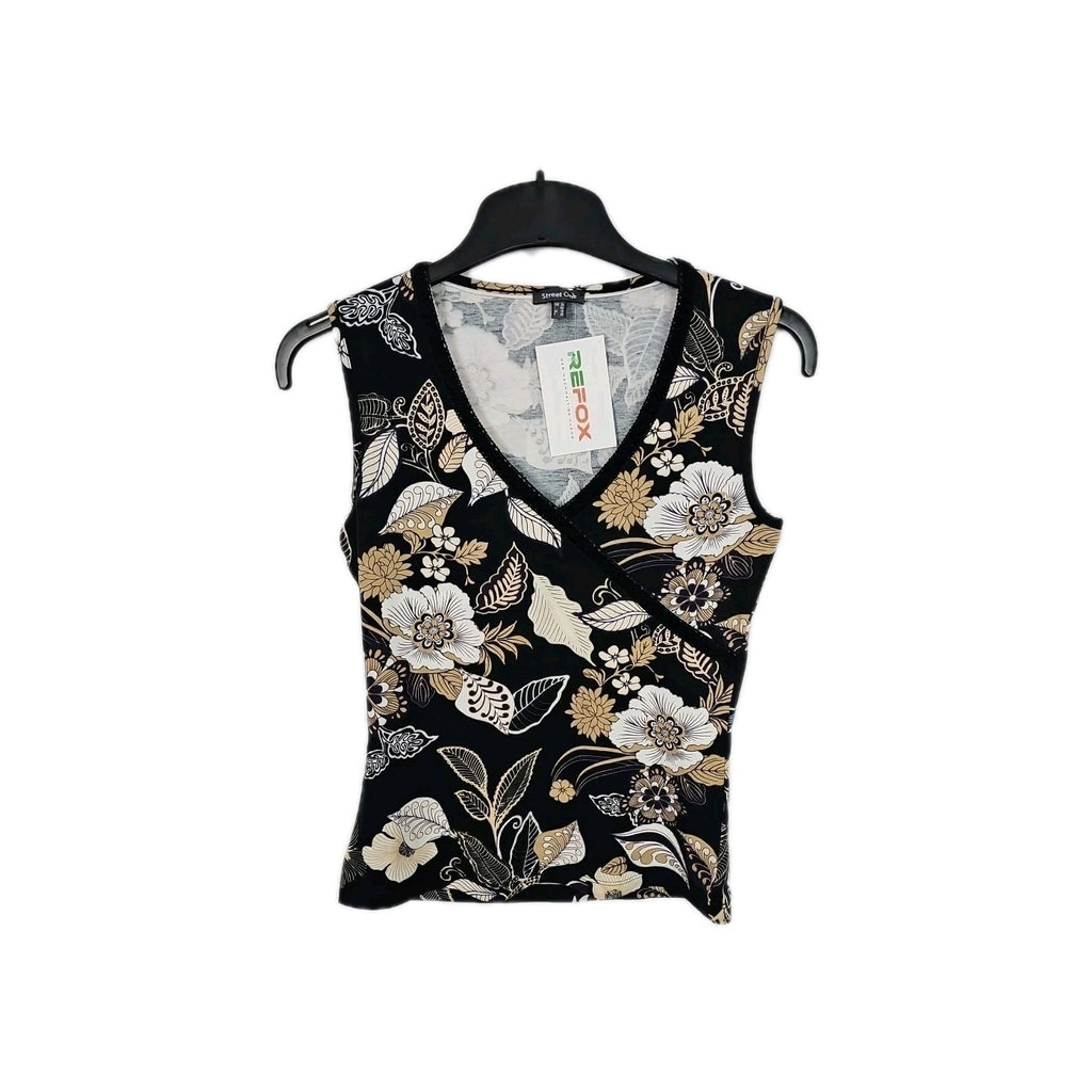 EK7278 Damen Shirt von Street One, schwarz mit Muster, Gr.360