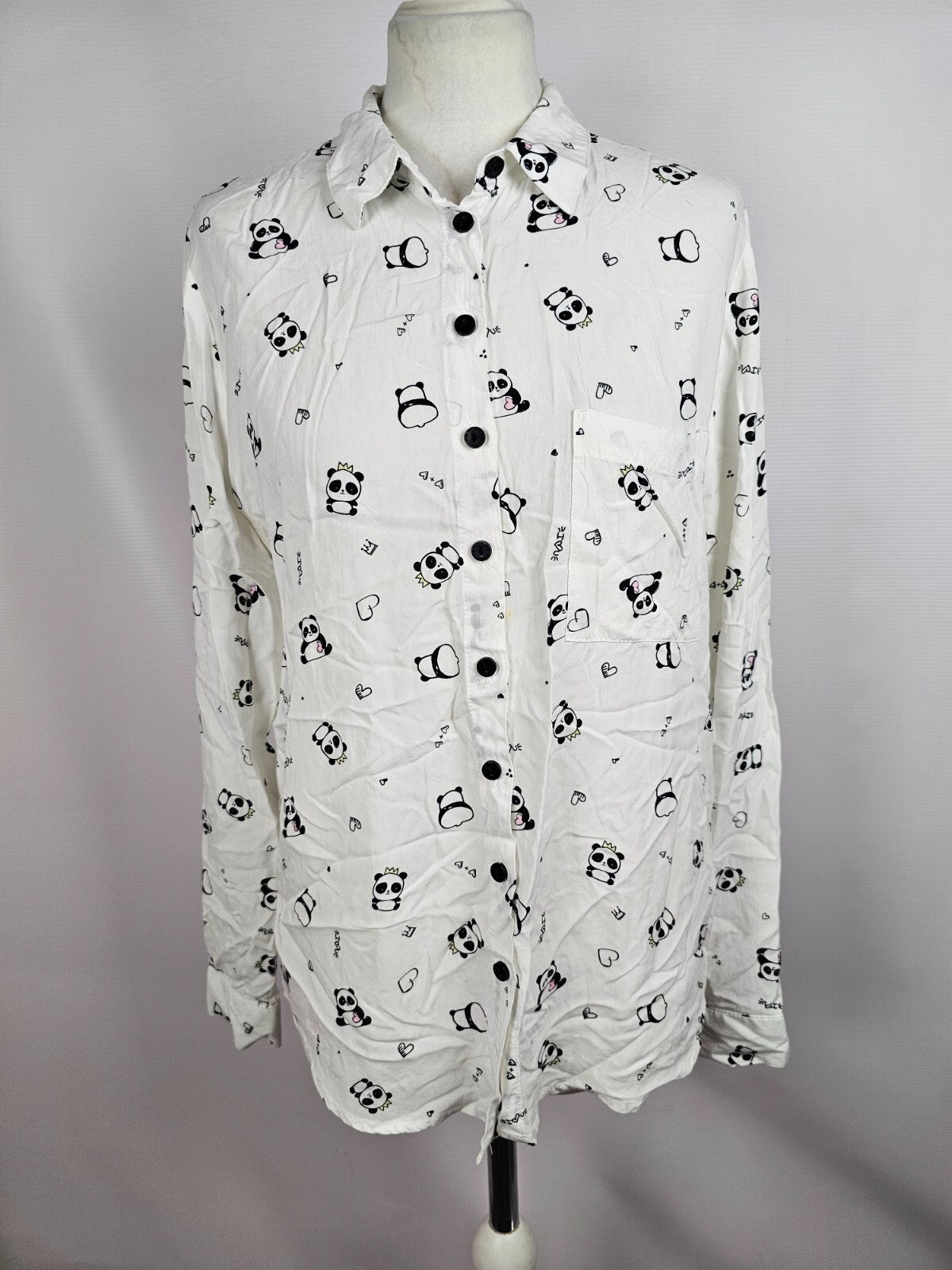 EK5606 Damen Bluse von FB Sister, weiß, Gr. M0