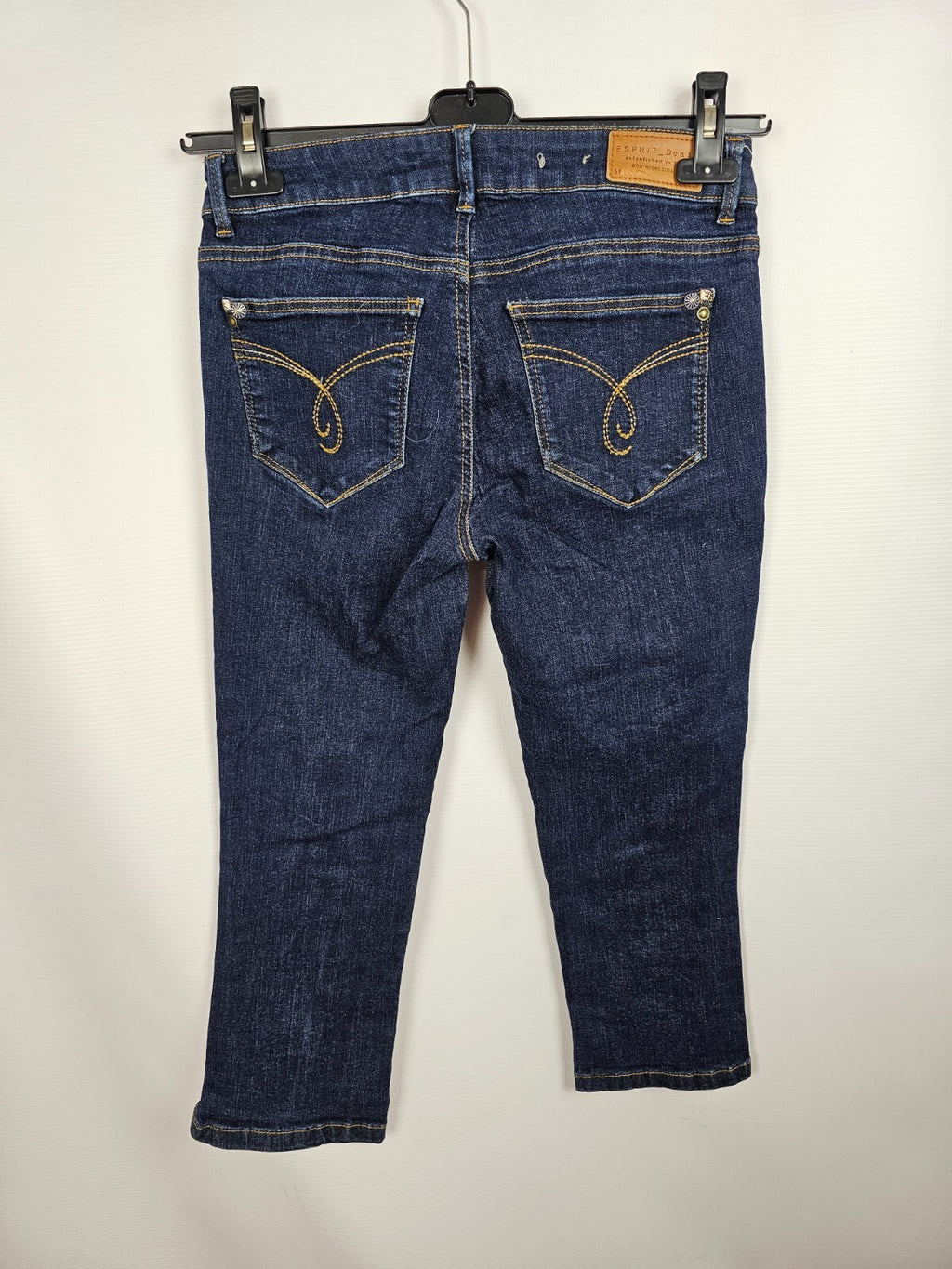 EK5600 Damen Capri Jeans von Esprit, blau, Gr.285