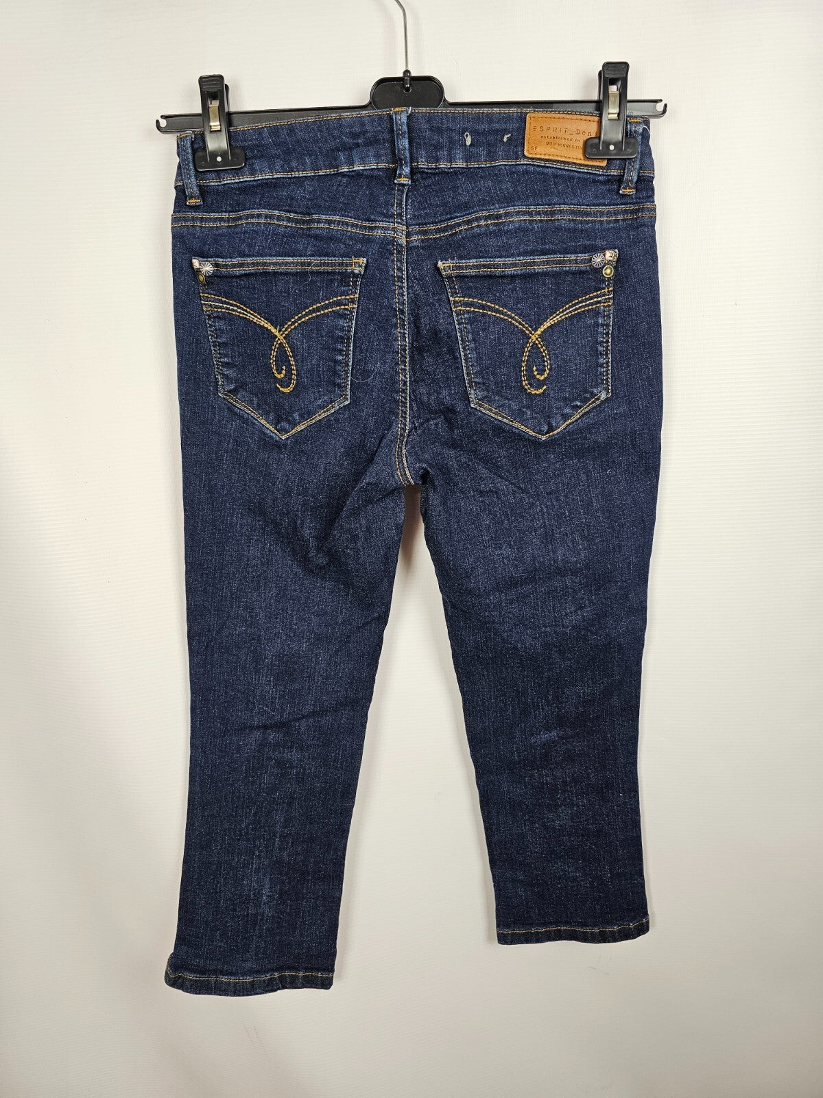 EK5600 Damen Capri Jeans von Esprit, blau, Gr.285