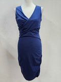 EK5613 Damen Kleid von H&M, dunkelblau, Gr. M0