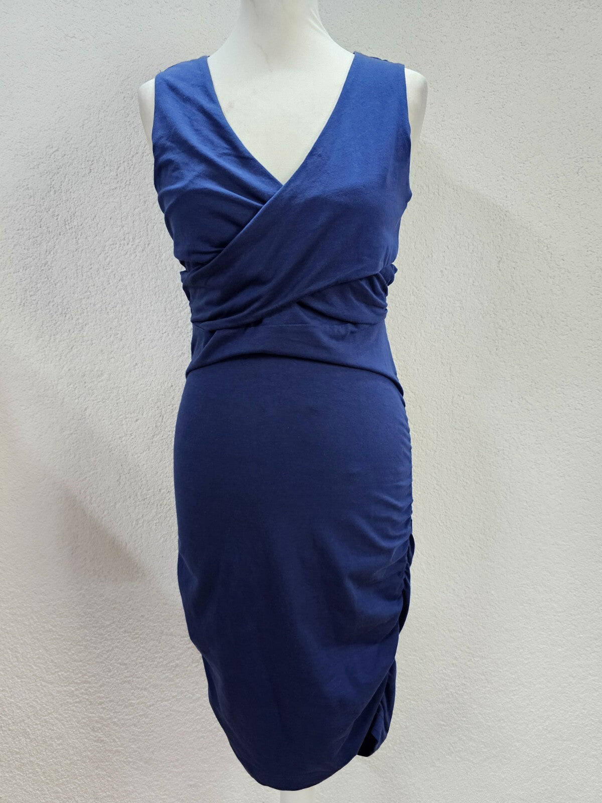 EK5613 Damen Kleid von H&M, dunkelblau, Gr. M0