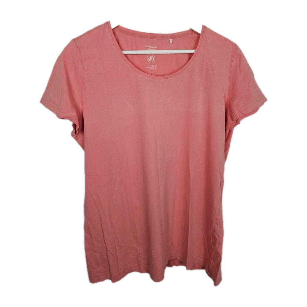 EK9197 Damen T-Shirt von S.Oliver, Lachsfarbend, Gr. 440