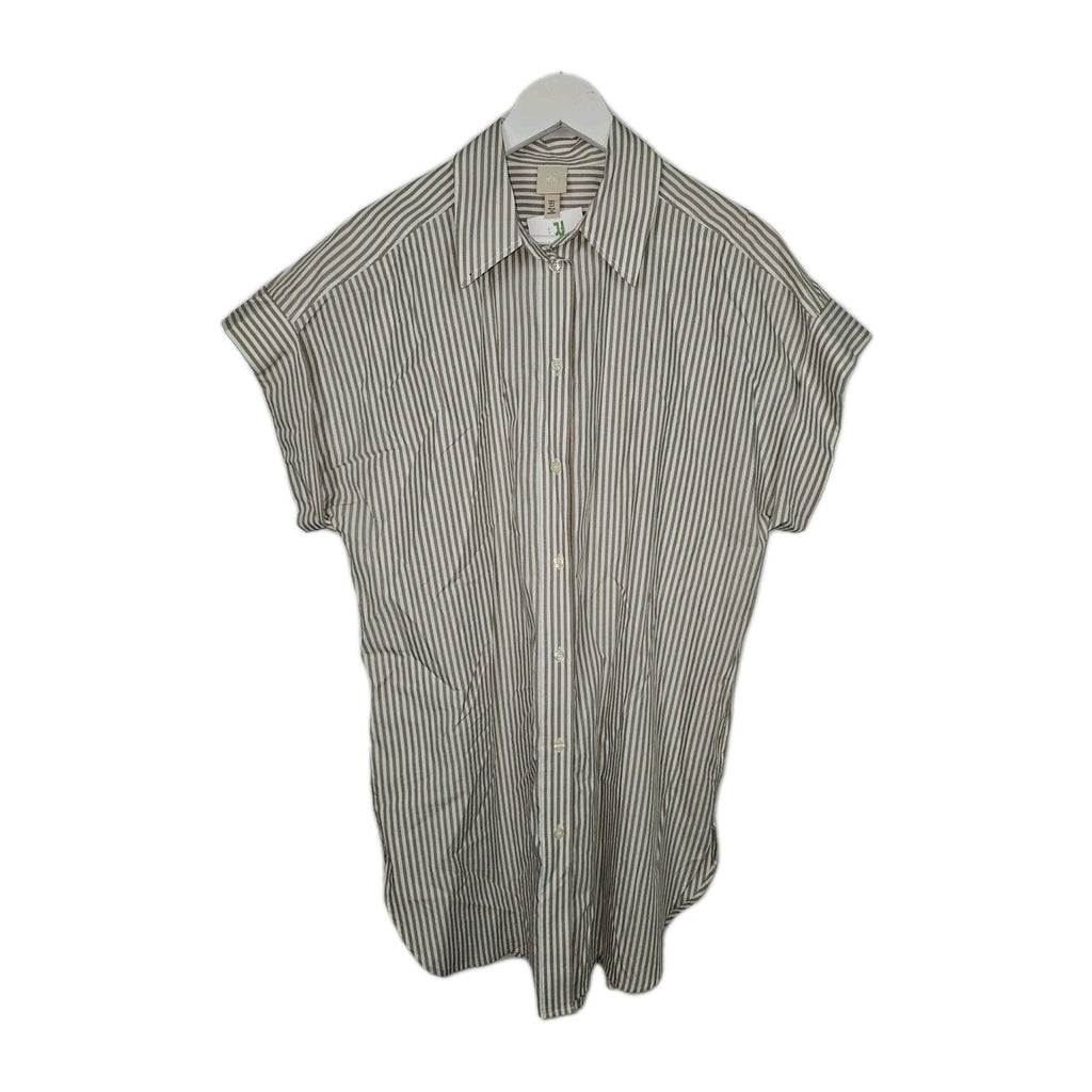 EK10265 Damen Kleid von H&M, braun-weiß, Gr.S0