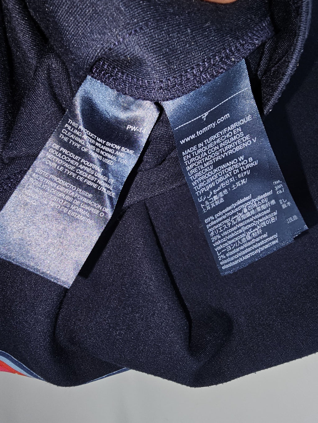 EK4891 Damen Rock von Tommy Jeans Hilfiger , Dunkelblau, Gr.XS5